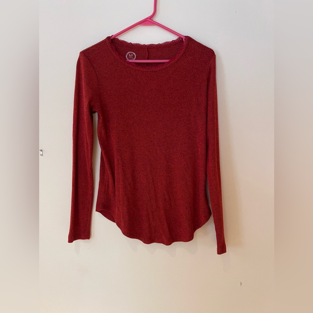 Red Long Sleeve Shirt